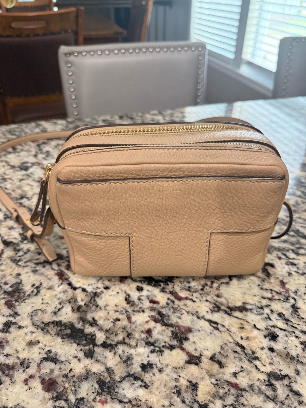 Tory Burch Pebbled Leather Crossbody